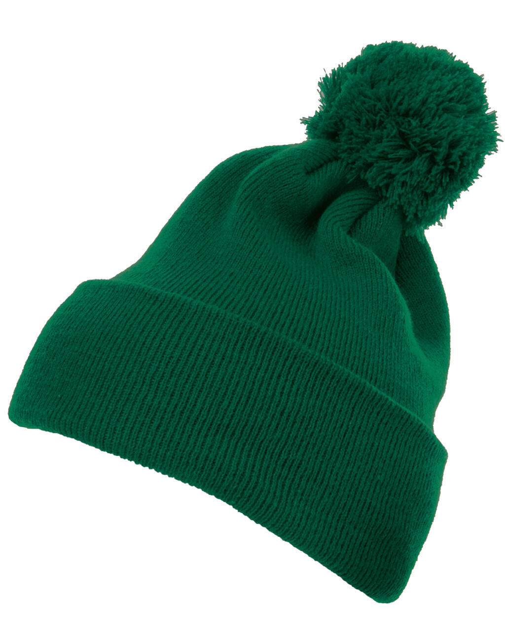 Petjes FLEXFIT Cuffed Pom Pom Knit Beanie voor bedrukking &amp; borduring
