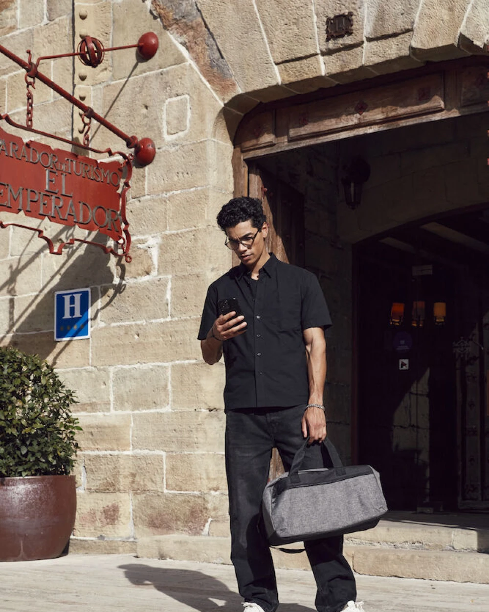 Tassen & Zakken CLIQUE Melange Travel Bag voor bedrukking &amp; borduring