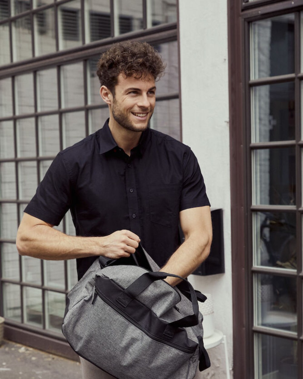 Tassen & Zakken CLIQUE Melange Travel Bag voor bedrukking &amp; borduring