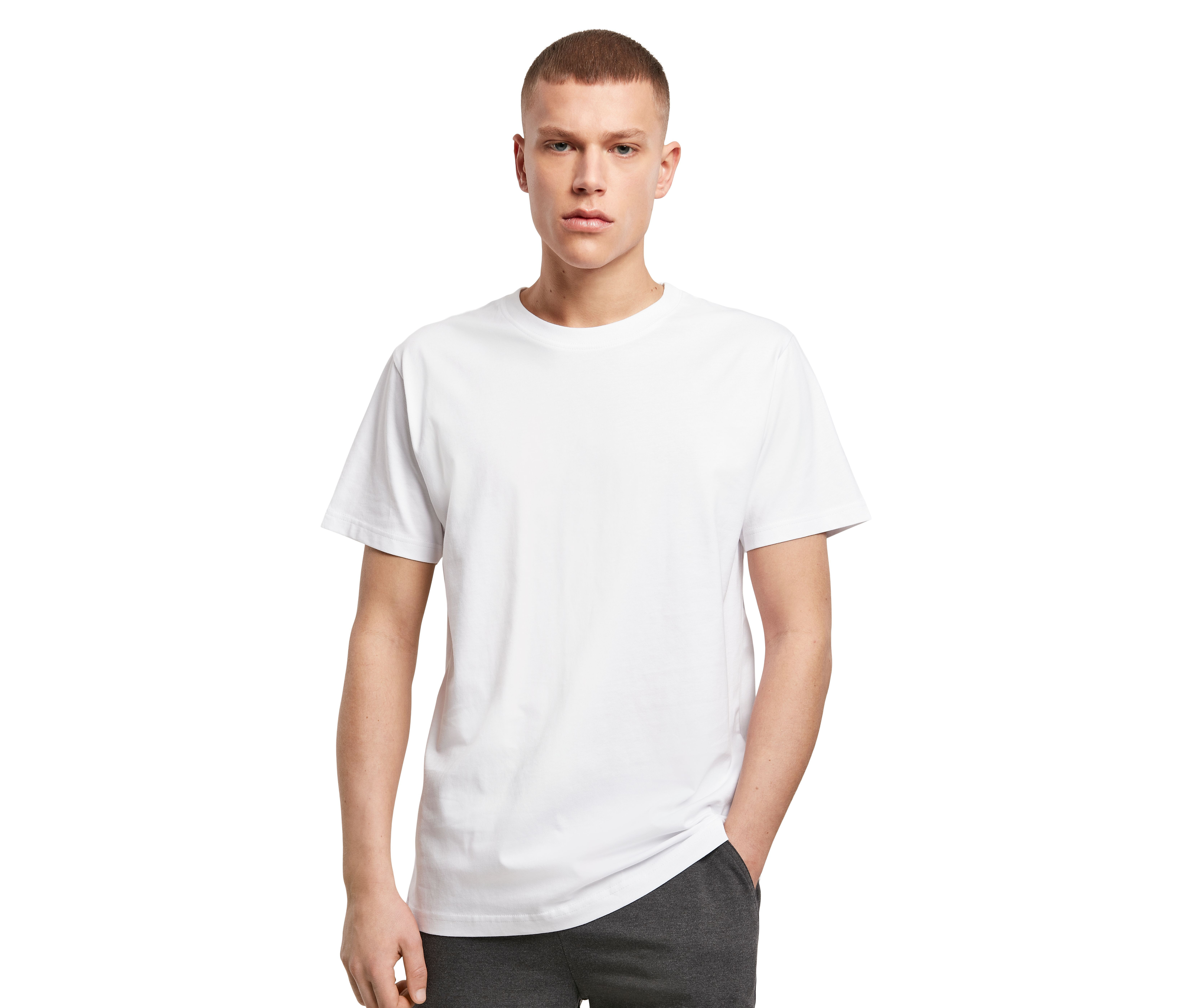 T-Shirts personnalisable BUILD YOUR BRAND ORGANIC T-SHIRT ROUND NECK