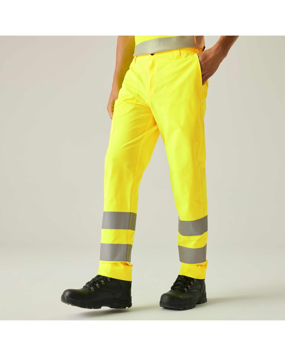 REGATTA Hi-vis pro contract stretch action trousers Hosen personalisierbar