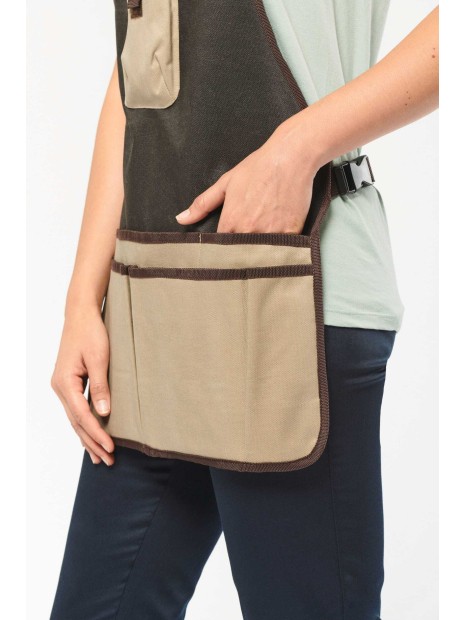 WK. DESIGNED TO WORK Tablier de jardinier imperméable écoresponsable unisexe  personnalisable