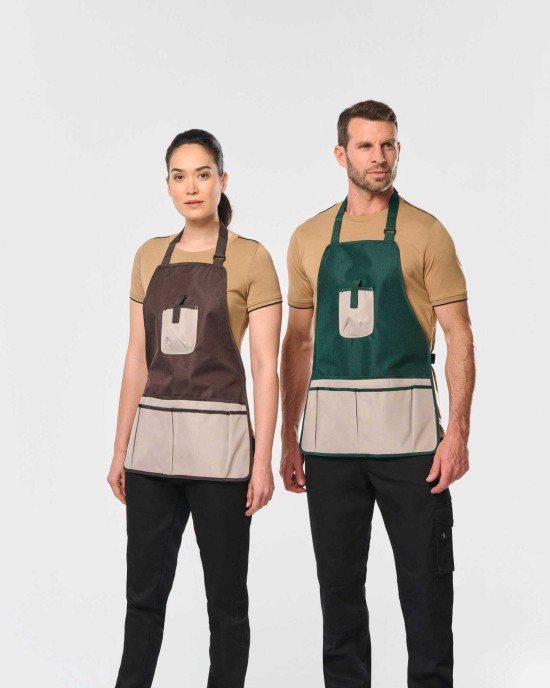 Tabliers personnalisable Wk. Designed To Work Tablier de jardinier imperméable écoresponsable unisexe