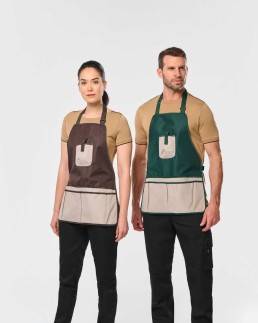 Tablier de jardinier imperméable écoresponsable unisexe