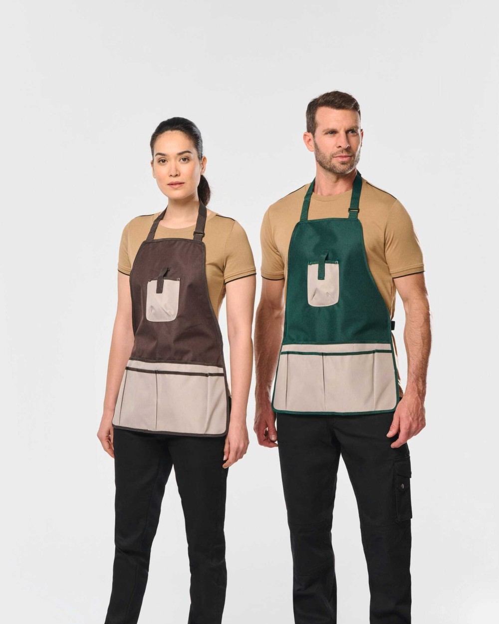 WK. DESIGNED TO WORK Vollständig wasserdichte Unisex-Gartenschürze Schürzen personalisierbar