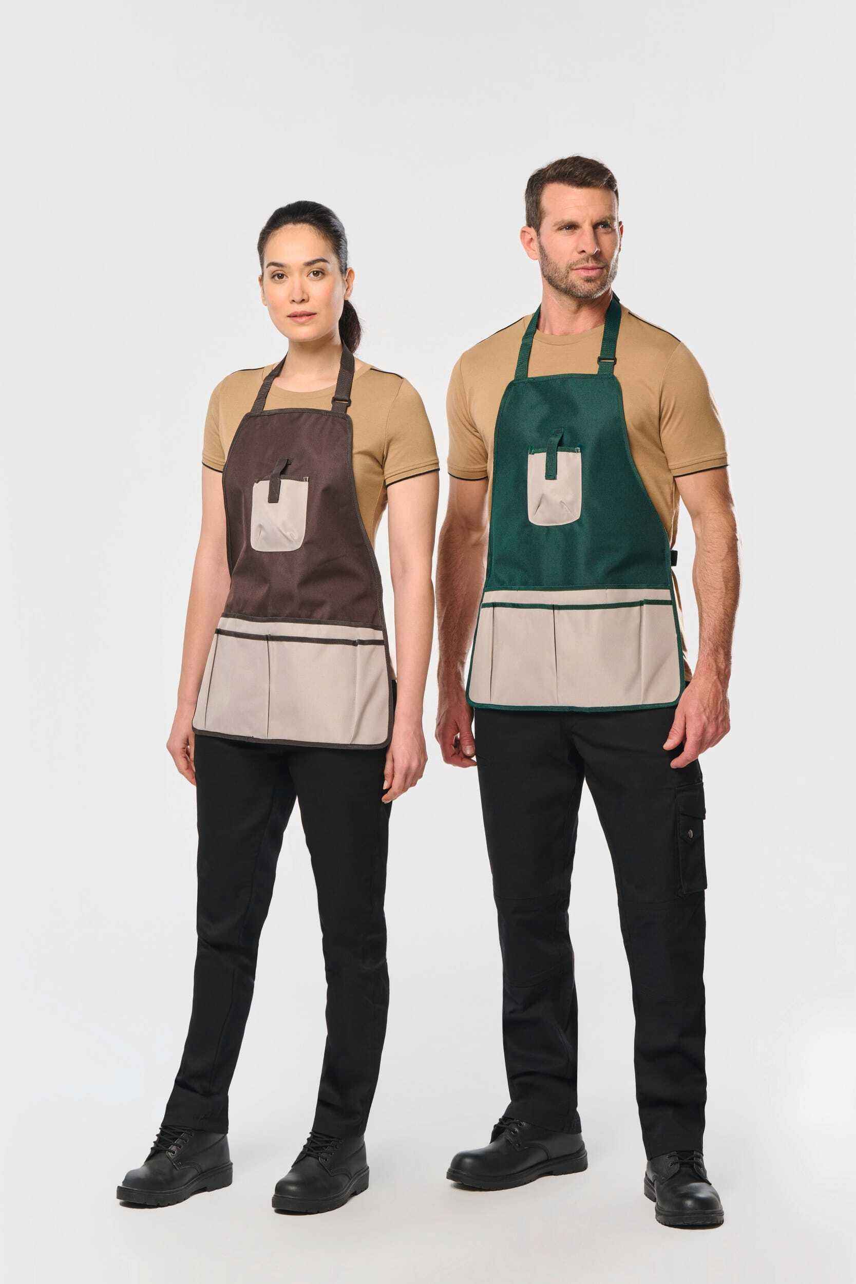 Tabliers personnalisable WK. DESIGNED TO WORK Tablier de jardinier imperméable écoresponsable unisexe