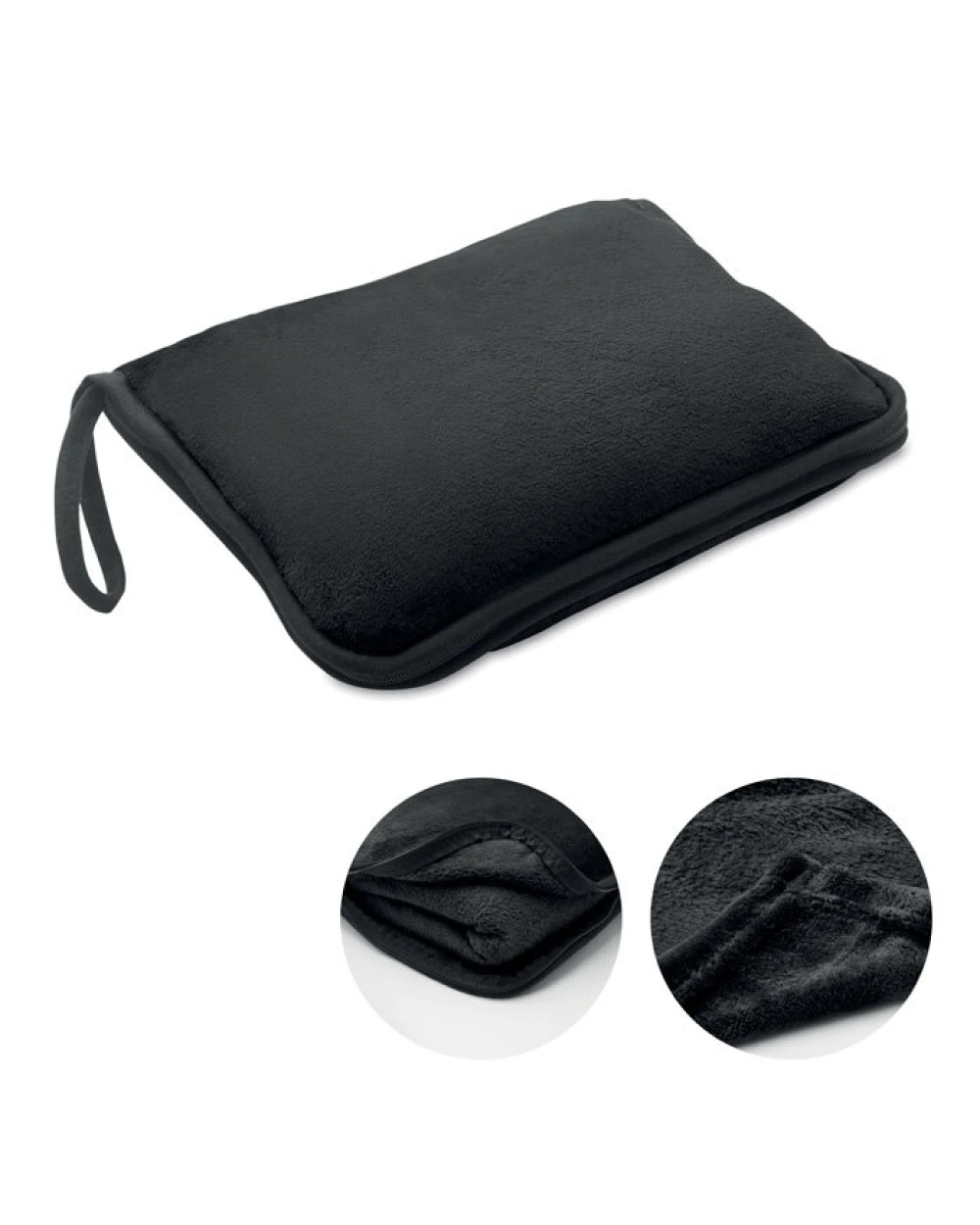 Fleecedekens 4DO 2-in-1 reisdeken set voor bedrukking &amp; borduring