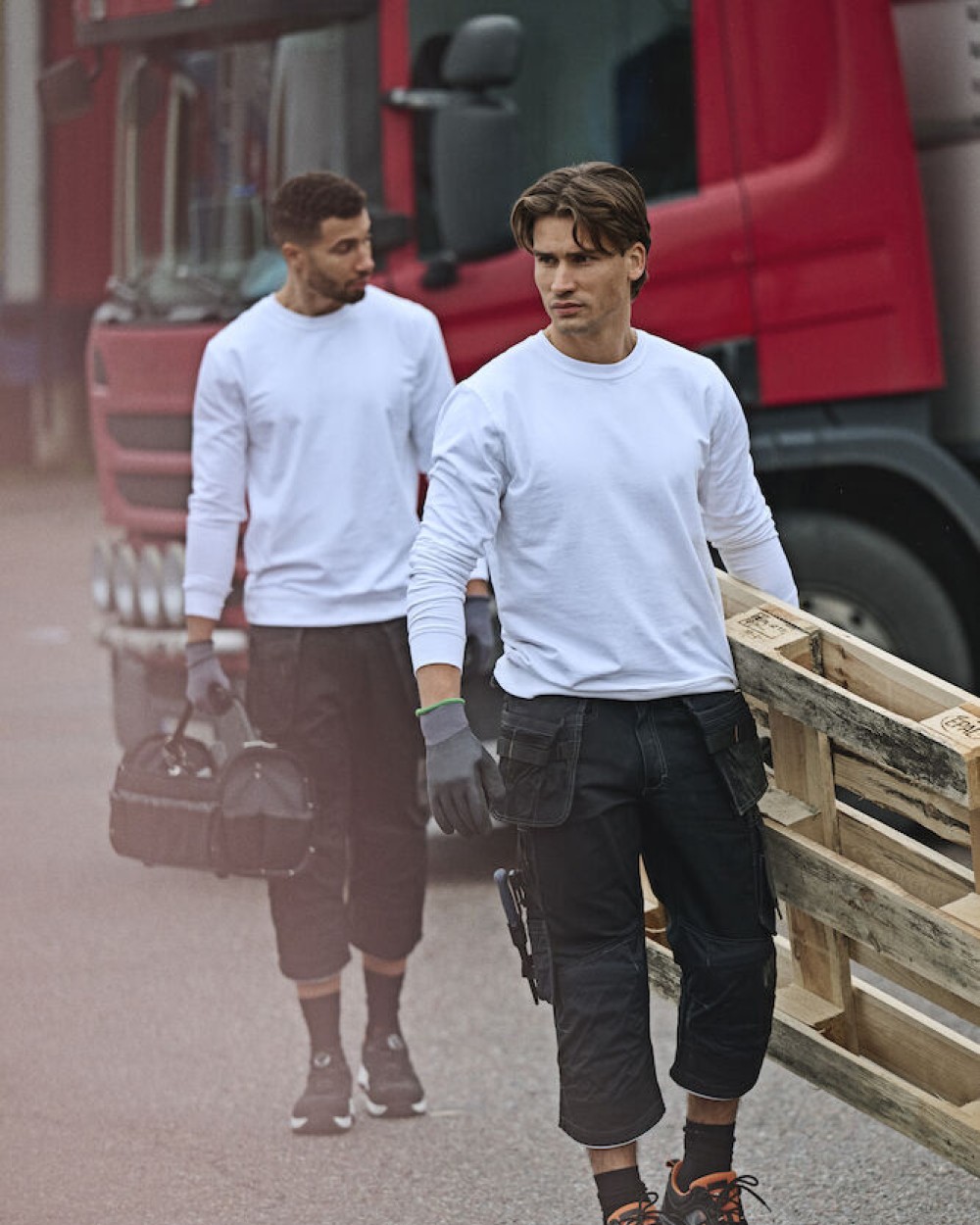 Bermuda's & Shorts JOBMAN 2734 Long Shorts Cotton voor bedrukking &amp; borduring