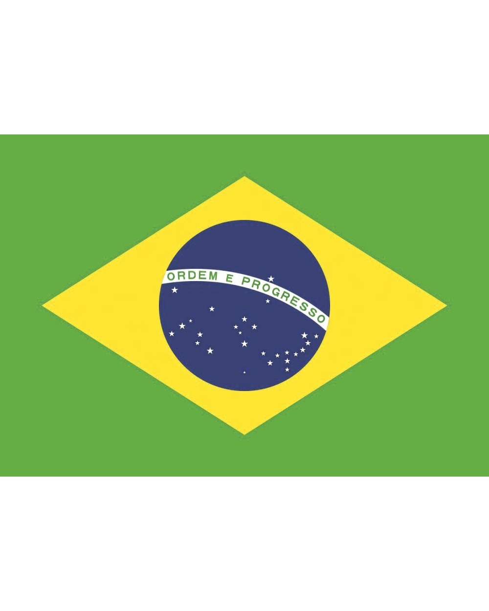 Accessoires personnalisable PRINTWEAR Flag Brazil