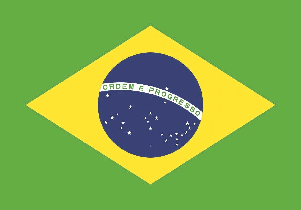 Benodigdheden PRINTWEAR Flag Brazil voor bedrukking &amp; borduring