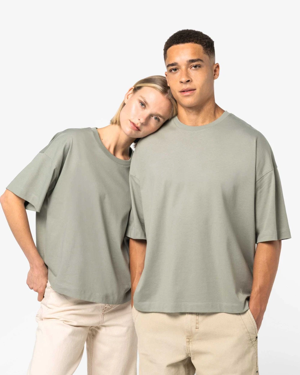 T-Shirts personnalisable NATIVE SPIRIT T-shirt écoresponsable boxy à épaules tombantes homme