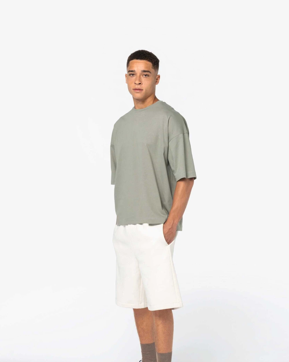 T-Shirts personnalisable NATIVE SPIRIT T-shirt écoresponsable boxy à épaules tombantes homme