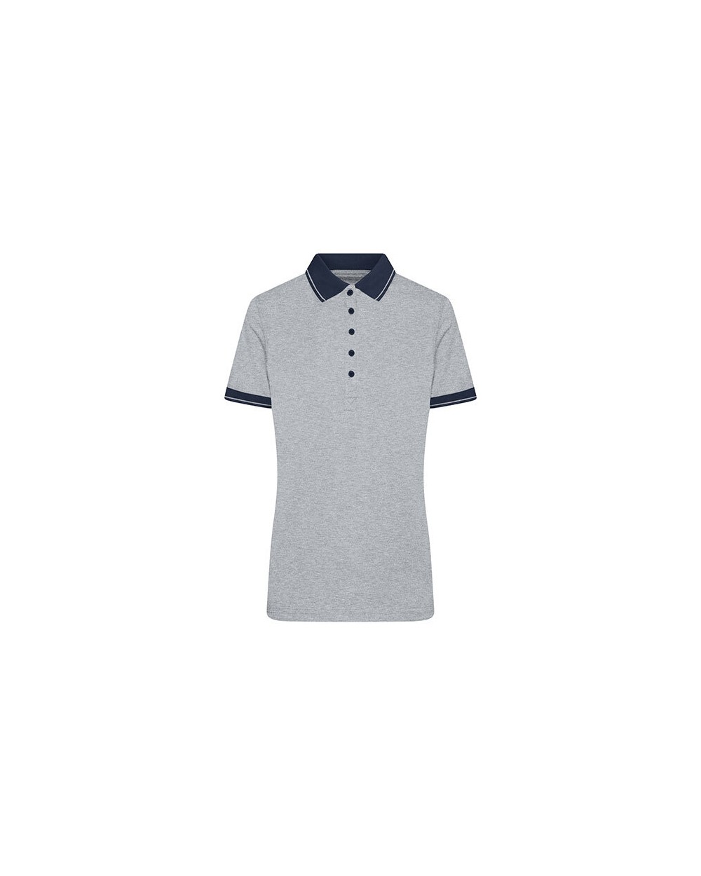 Polo's JAMES & NICHOLSON Ladies` Heather Polo voor bedrukking &amp; borduring