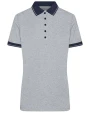 Polos personnalisable JAMES & NICHOLSON Ladies` Heather Polo