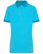 Polos personnalisable JAMES & NICHOLSON Ladies` Heather Polo