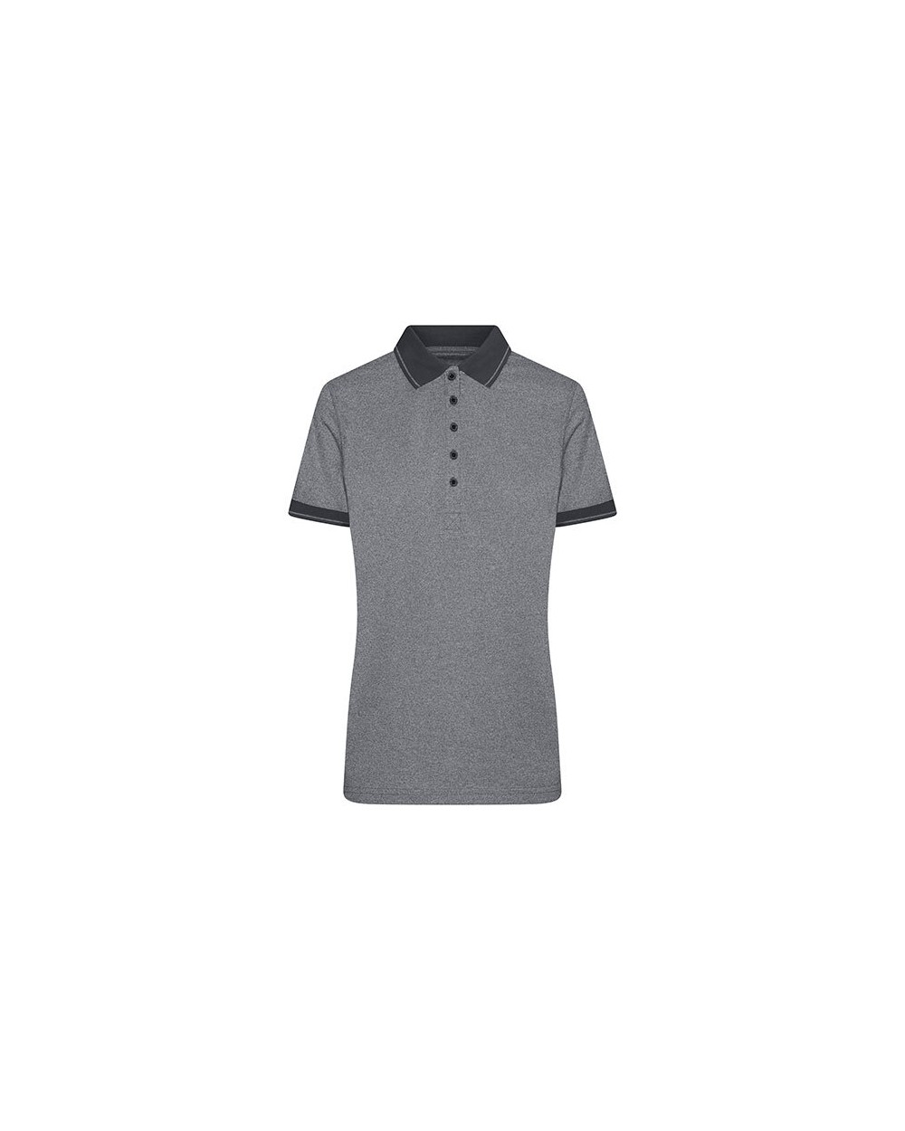 JAMES & NICHOLSON Ladies` Heather Polo Poloshirts personalisierbar