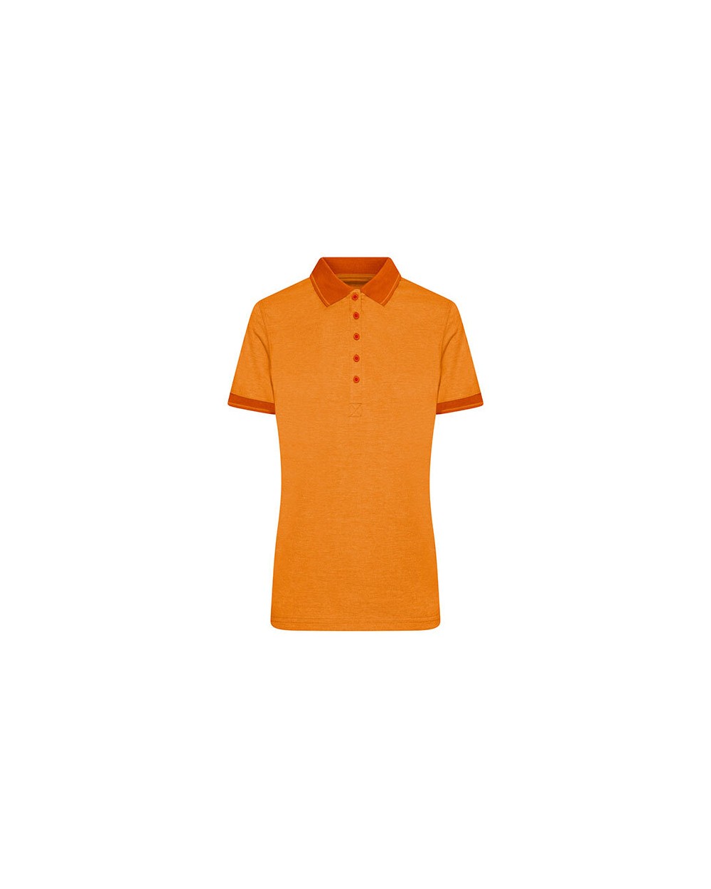 JAMES & NICHOLSON Ladies` Heather Polo Poloshirts personalisierbar