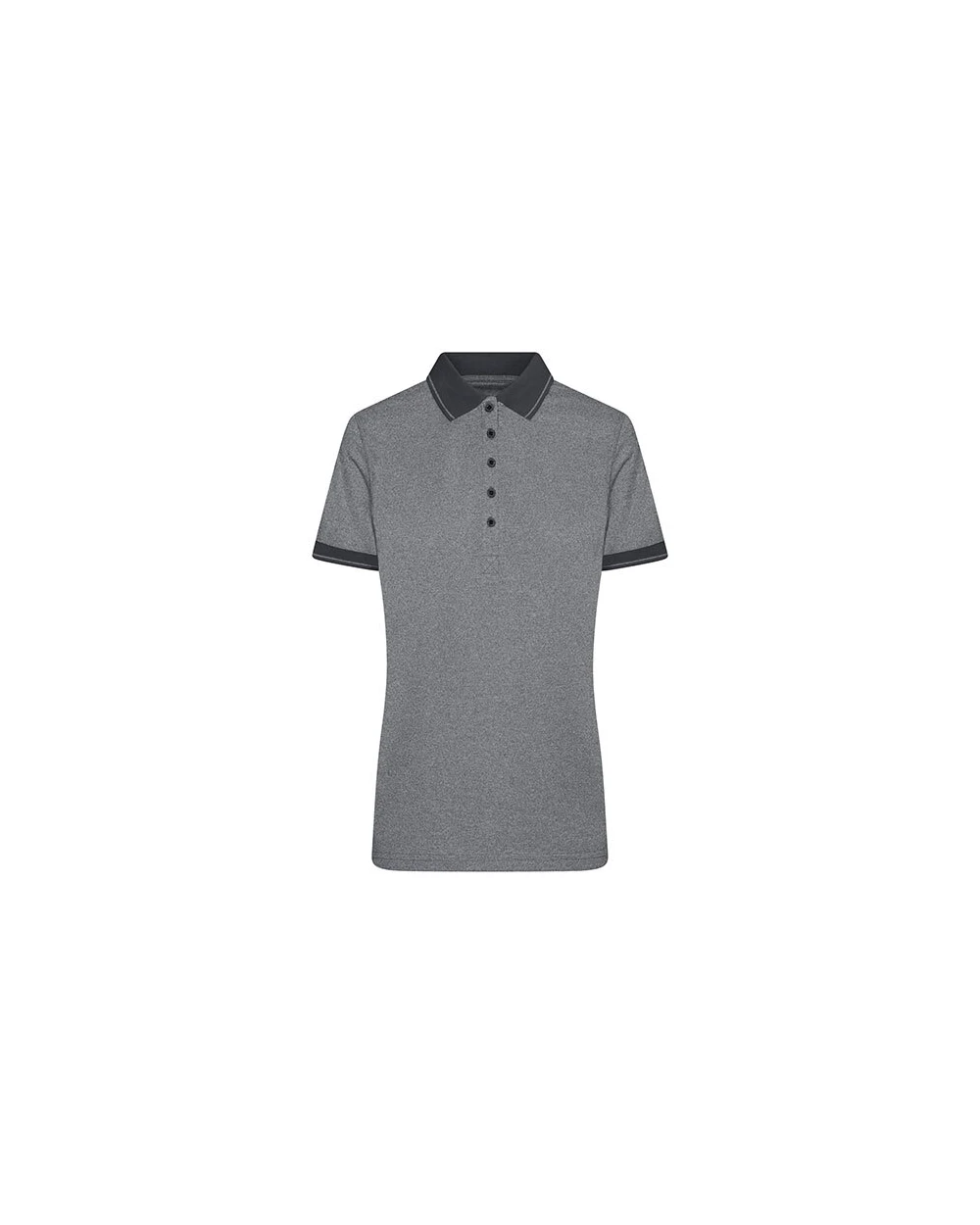JAMES & NICHOLSON Ladies` Heather Polo Poloshirts personalisierbar