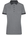 Polos personnalisable JAMES & NICHOLSON Ladies` Heather Polo