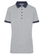 Polos personnalisable JAMES & NICHOLSON Ladies` Heather Polo