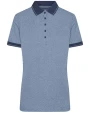 Polos personnalisable JAMES & NICHOLSON Ladies` Heather Polo