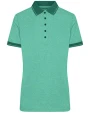 Polo's JAMES & NICHOLSON Ladies` Heather Polo voor bedrukking &amp; borduring