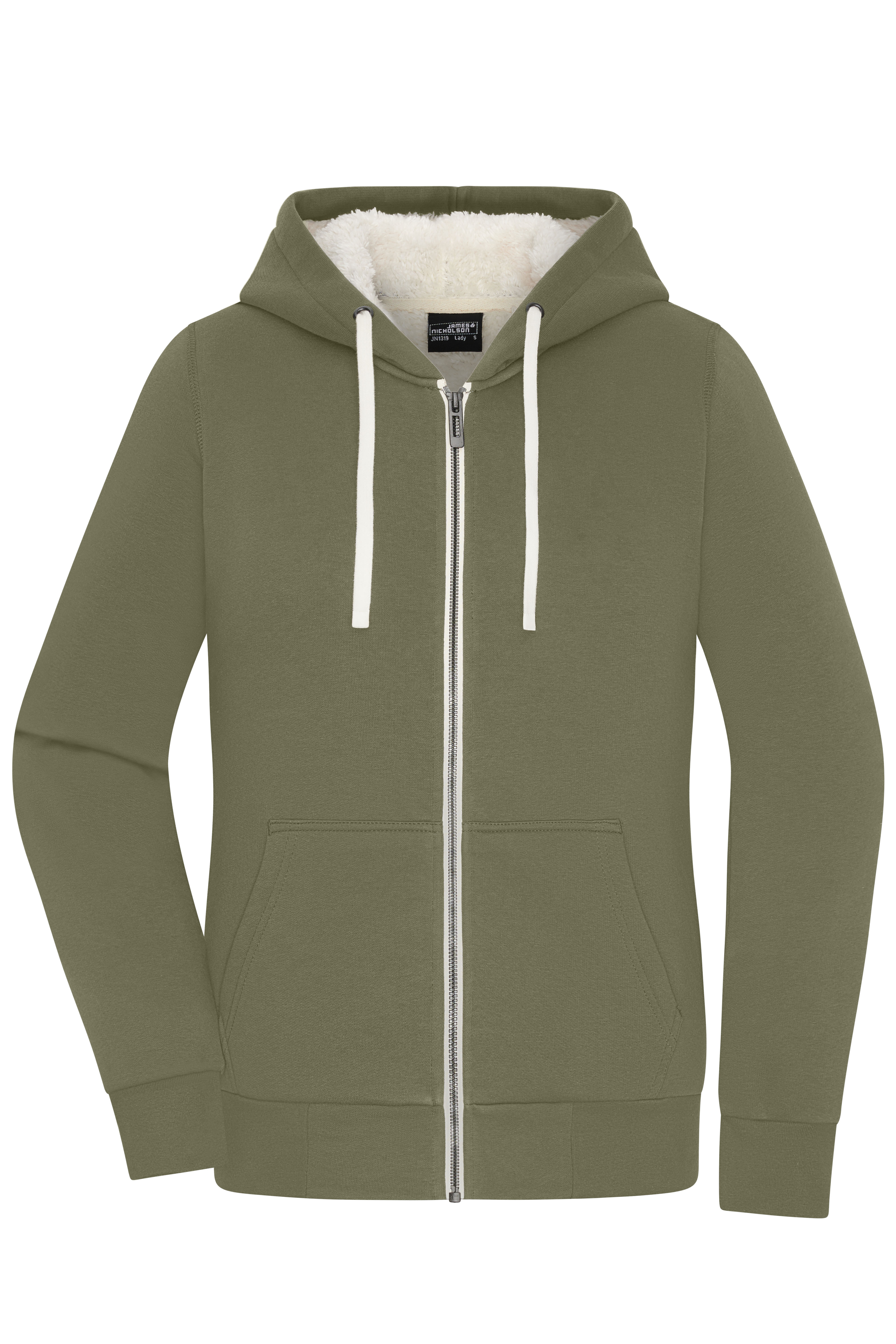 Sweaters & hoodies JAMES & NICHOLSON Ladies´ Doubleface Jacket voor bedrukking &amp; borduring