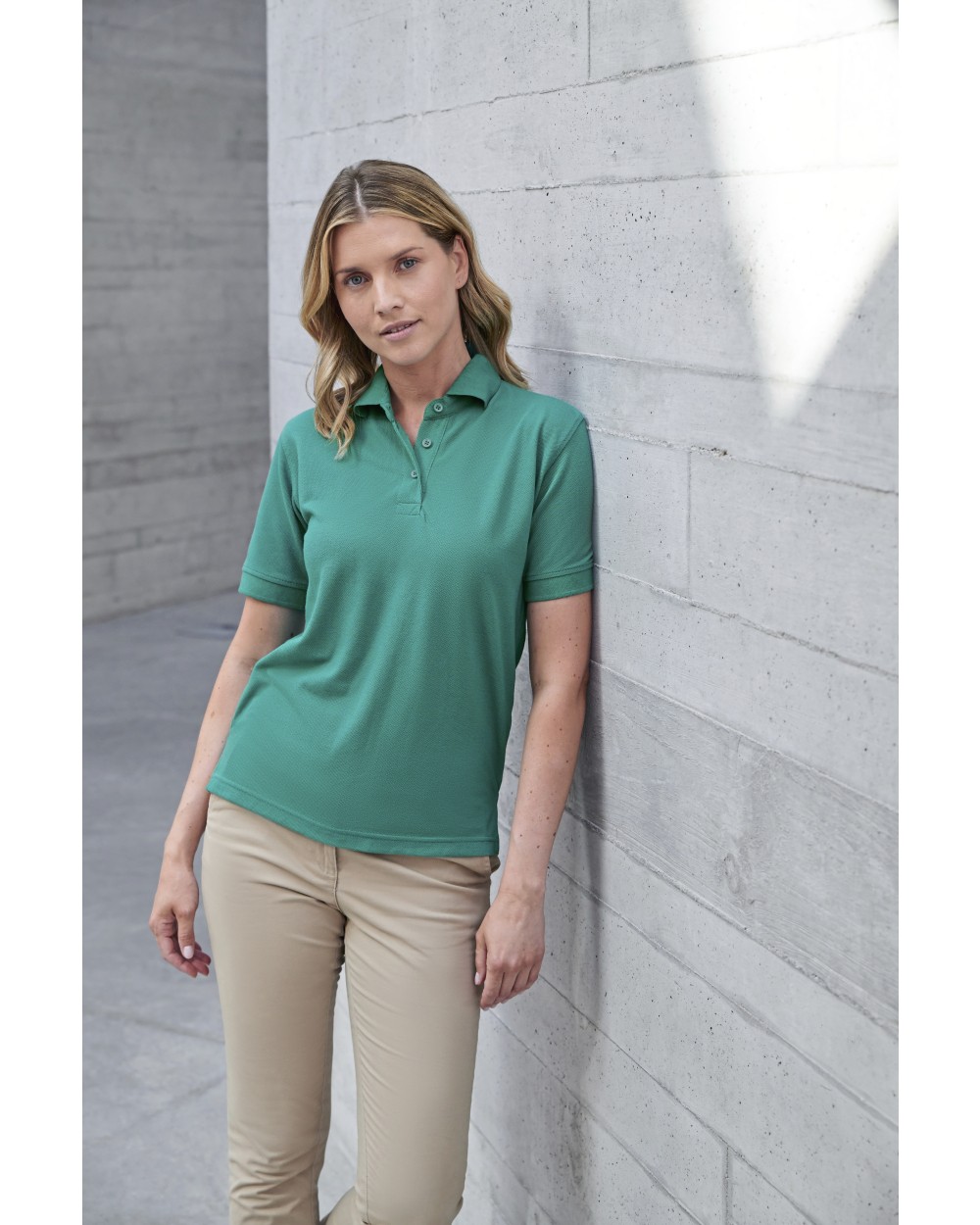 Polo's HENBURY Ladies` 65/35 Classic Piqué Polo Shirt voor bedrukking &amp; borduring