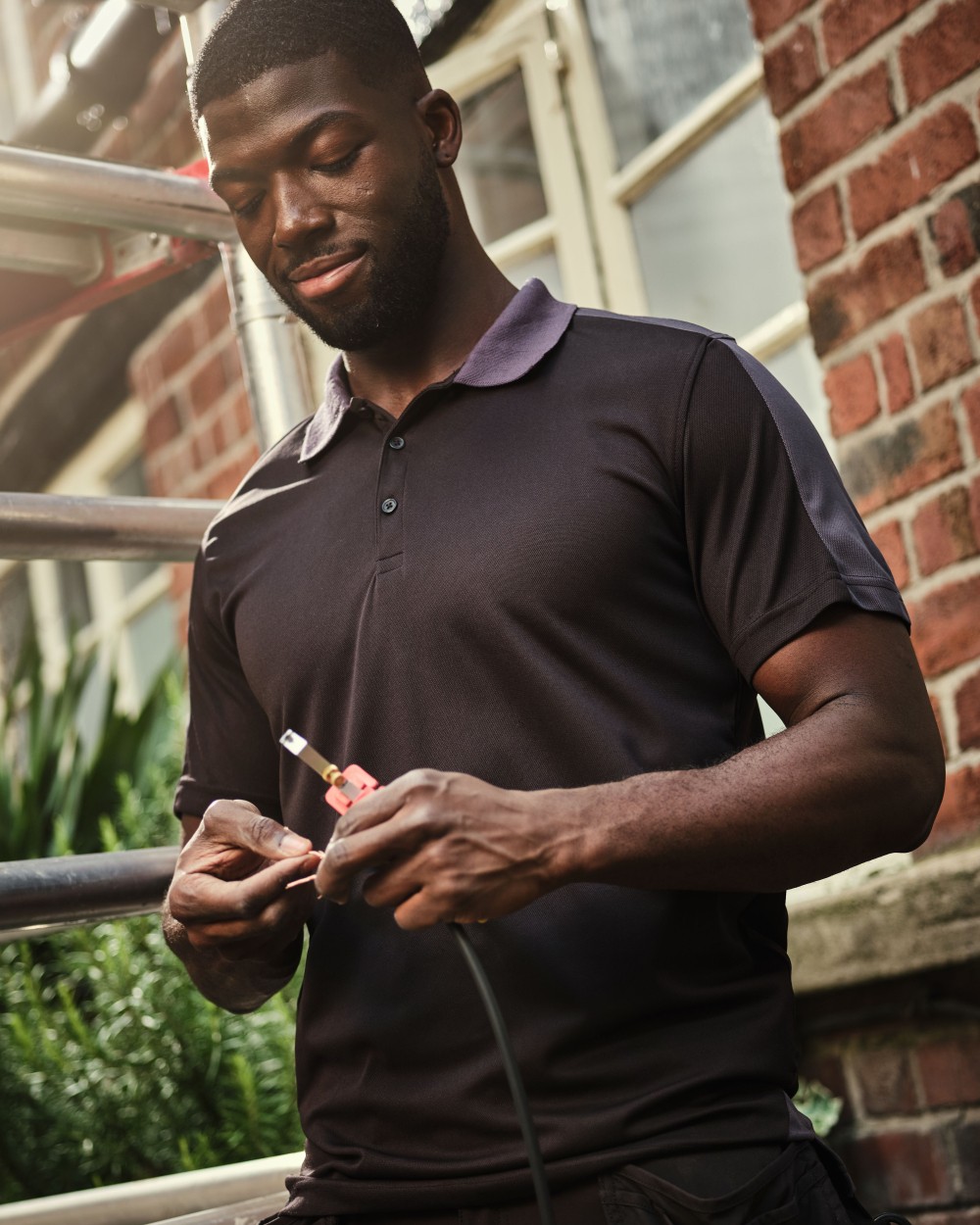 REGATTA CONTRAST COOLWEAVE POLO Poloshirts personalisierbar