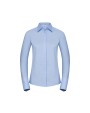 RUSSELL Ladies' Long Sleeve Ultimate Stretch Hemden personalisierbar