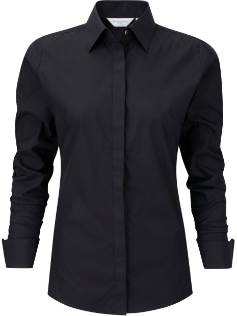 RUSSELL Chemise femme manches longues Ultimate stretch /api/colors/b9fdad4a-5e94-45cb-8c03-c08b349b28c3 personnalisable