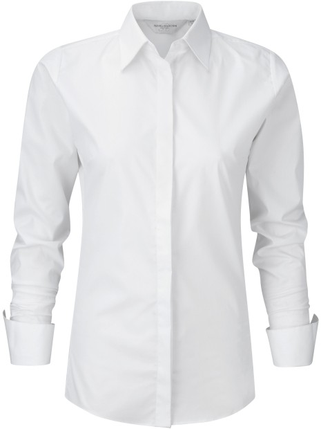 RUSSELL Chemise femme manches longues Ultimate stretch /api/colors/7a92cd2d-10d2-40b4-928b-296bb7487506 personnalisable