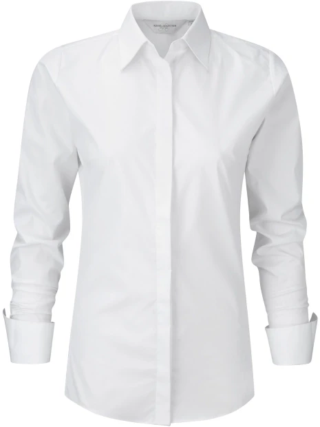 RUSSELL Chemise femme manches longues Ultimate stretch /api/colors/7a92cd2d-10d2-40b4-928b-296bb7487506 personnalisable