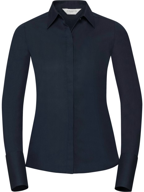 RUSSELL Chemise femme manches longues Ultimate stretch /api/colors/f616174a-642e-417a-958d-f6fb41267ae9 personnalisable