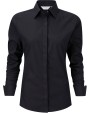 RUSSELL Ladies' Long Sleeve Ultimate Stretch Hemden personalisierbar