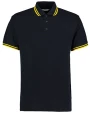 Polo's KUSTOM KIT Classic Fit Tipped Collar Polo voor bedrukking &amp; borduring
