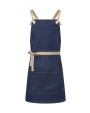 KARLOWSKY Bip Apron Denim Urban-Style Schürzen personalisierbar