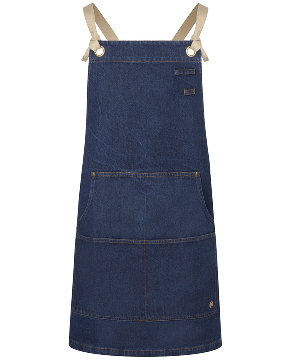 KARLOWSKY Bip Apron Denim Urban-Style Schürzen personalisierbar