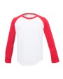 SKINNIFIT KIDS' LONG SLEEVED BASEBALL T T-Shirts personalisierbar