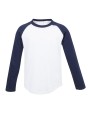 T-shirts SKINNIFIT KIDS' LONG SLEEVED BASEBALL T voor bedrukking &amp; borduring