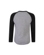 T-Shirts personnalisable SKINNIFIT KIDS' LONG SLEEVED BASEBALL T