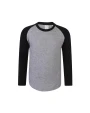 SKINNIFIT KIDS' LONG SLEEVED BASEBALL T T-Shirts personalisierbar