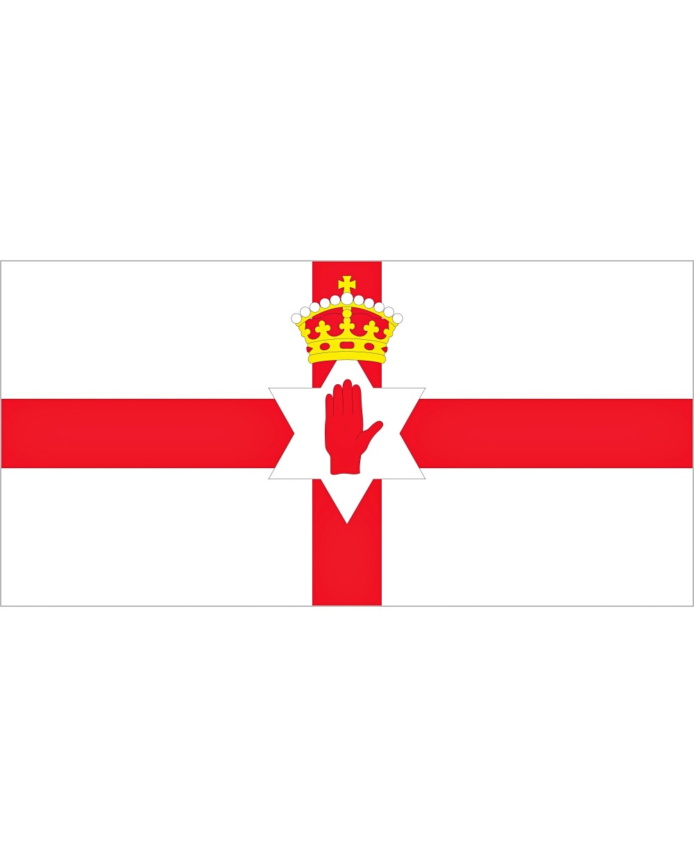 Benodigdheden PRINTWEAR Flag Northern Ireland voor bedrukking &amp; borduring