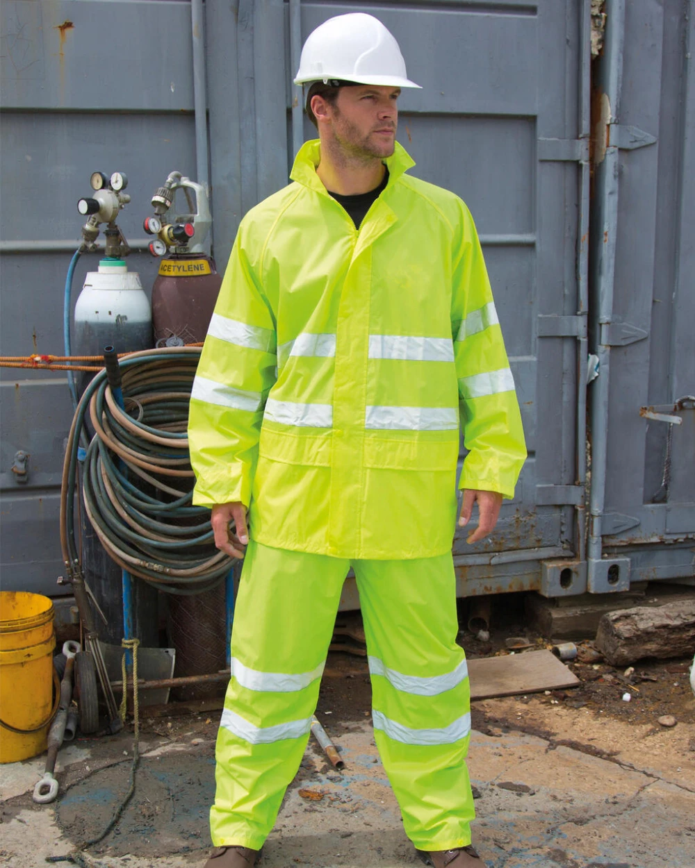 Jassen RESULT Hi-Vis Waterproof Suit voor bedrukking &amp; borduring