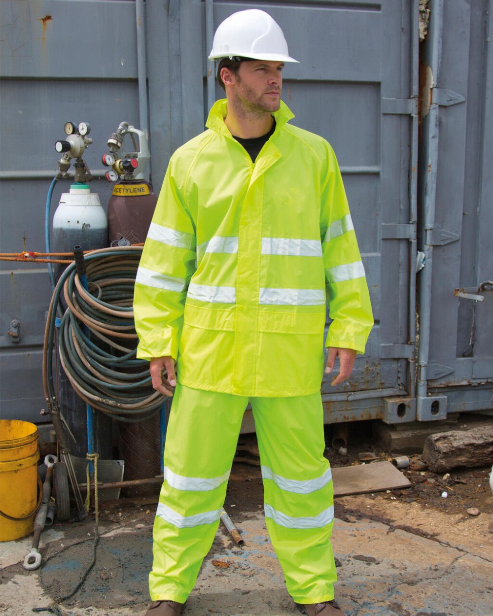 Jassen RESULT Hi-Vis Waterproof Suit voor bedrukking &amp; borduring