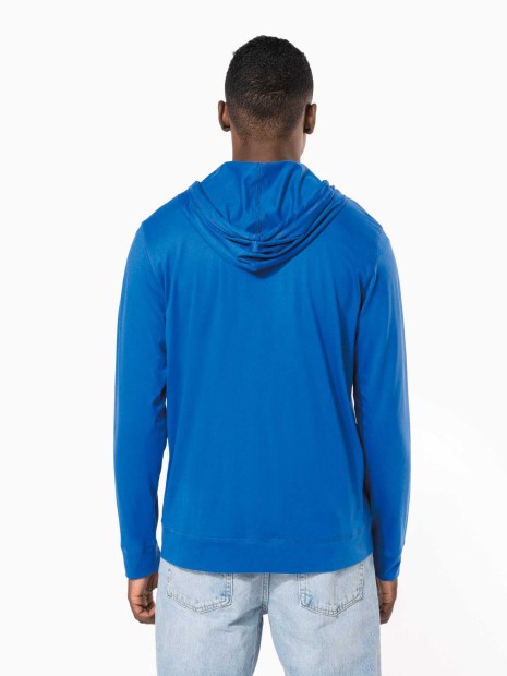 Sweat-shirts à personnaliser KARIBAN Veste coton légère à capuche 