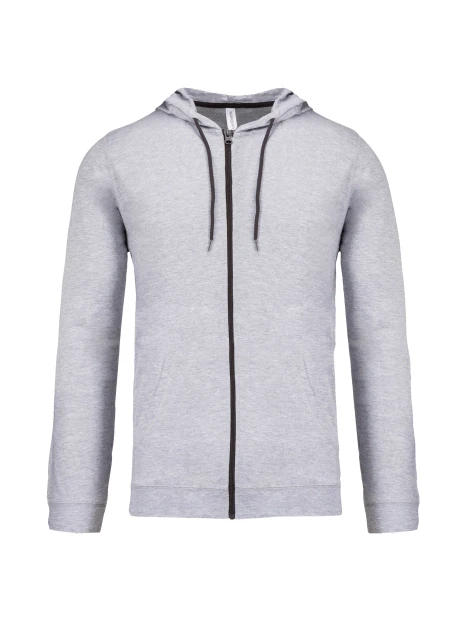 KARIBAN Veste coton légère à capuche /api/colors/a37ac46b-201c-43db-9085-8f3a99c04b1c personnalisable