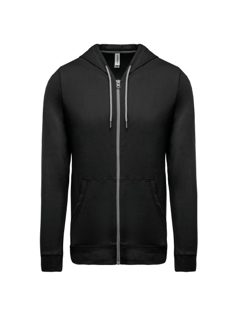 KARIBAN Veste coton légère à capuche /api/colors/b9fdad4a-5e94-45cb-8c03-c08b349b28c3 personnalisable