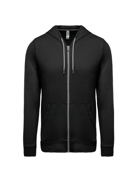 KARIBAN Veste coton légère à capuche /api/colors/b9fdad4a-5e94-45cb-8c03-c08b349b28c3 personnalisable