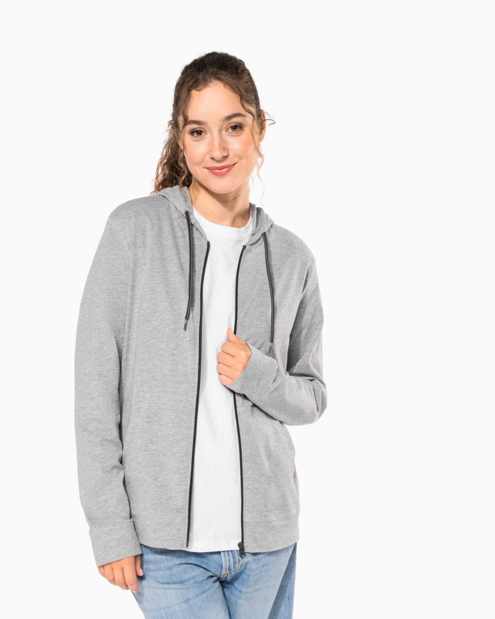 KARIBAN Lightweight Cotton Hooded Sweatshirt Sweatshirts personalisierbar